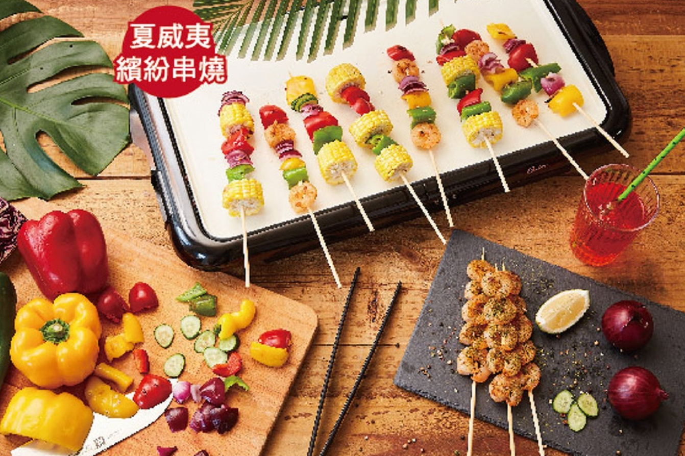 Oster 美國 BBQ 3人份 陶瓷電烤盤 - 黑白色【B 級商品，無保固】 Oster