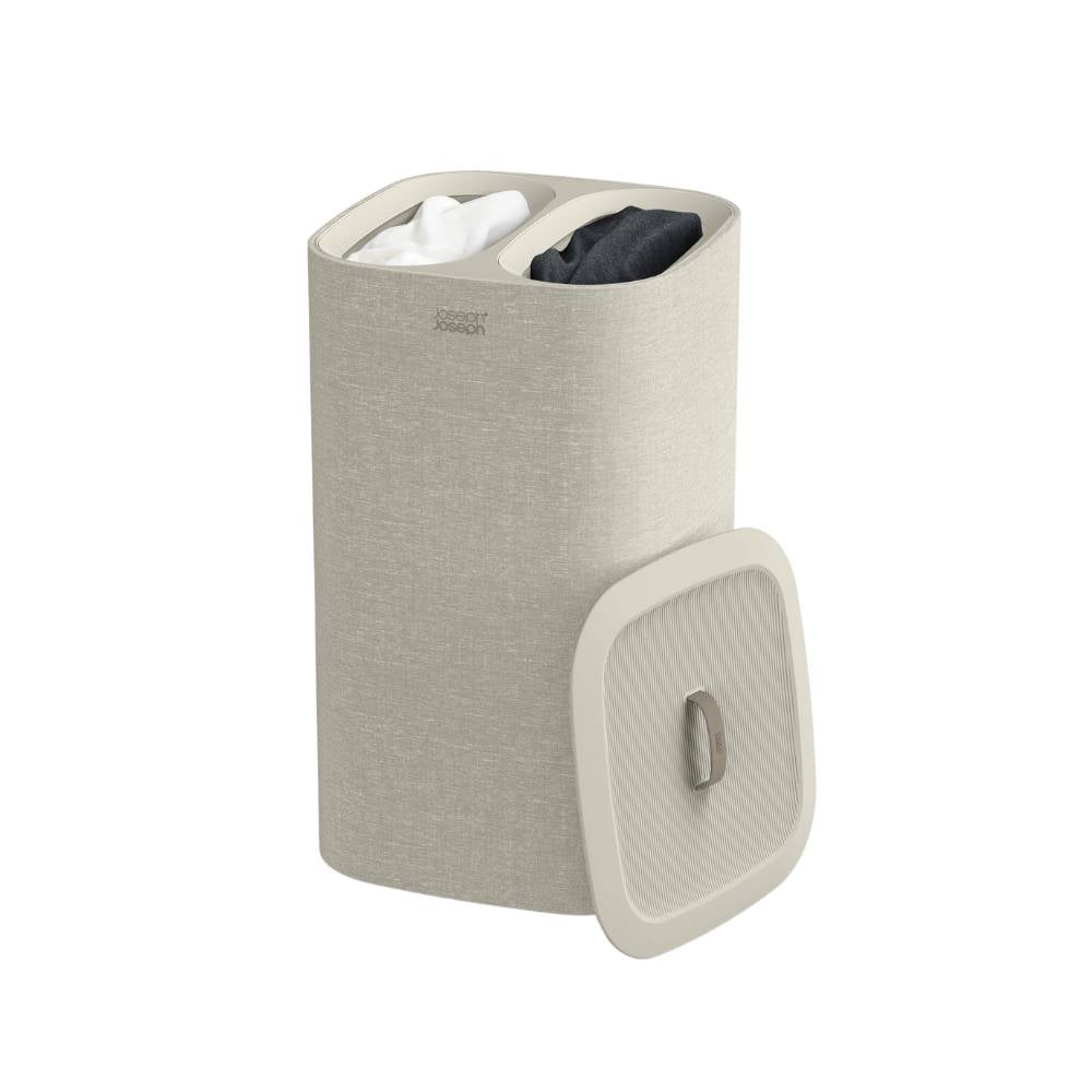 Joseph Joseph Tota 60L 分類洗衣籃 雙格 -米白【B 級商品，無保固】★ Joseph Joseph