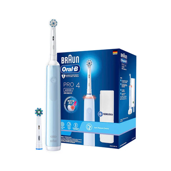 Oral-B PRO4 歐樂B 3D電動牙刷 - 湖水藍【B 級商品，無保固】 Oral-B