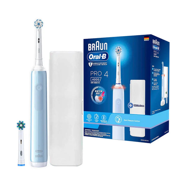 Oral-B PRO4 歐樂B 3D電動牙刷 - 湖水藍【B 級商品，無保固】 Oral-B
