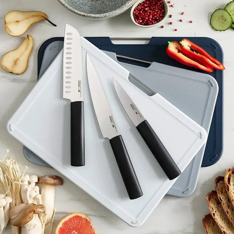 Joseph Joseph  NEST 系列 砧板刀具六件組 - 灰藍【B 級商品，無保固】 Joseph Joseph