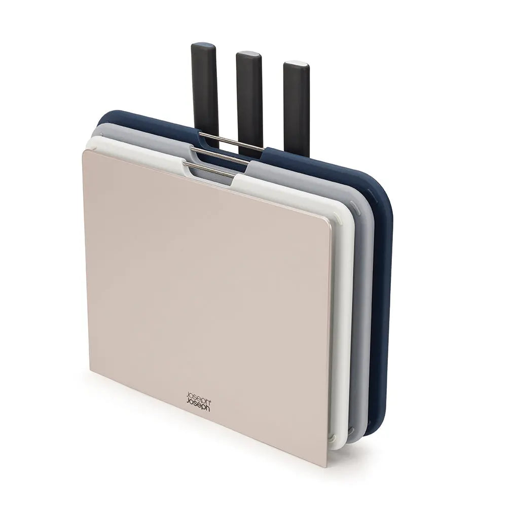 Joseph Joseph  NEST 系列 砧板刀具六件組 - 灰藍【B 級商品，無保固】 Joseph Joseph