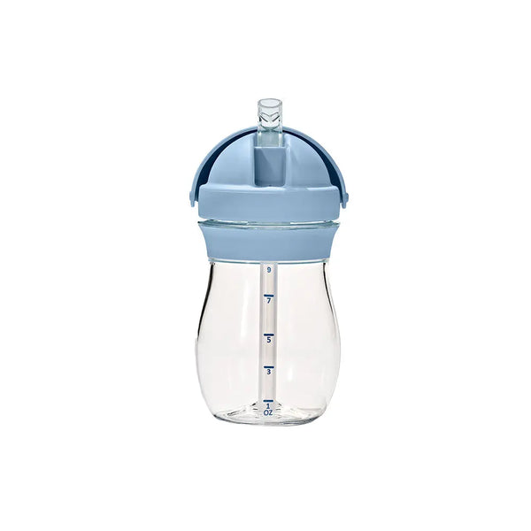 OXO 美國 TOT 寶寶啾吸管杯 - 水藍色【B 級商品，無保固】★ OXO