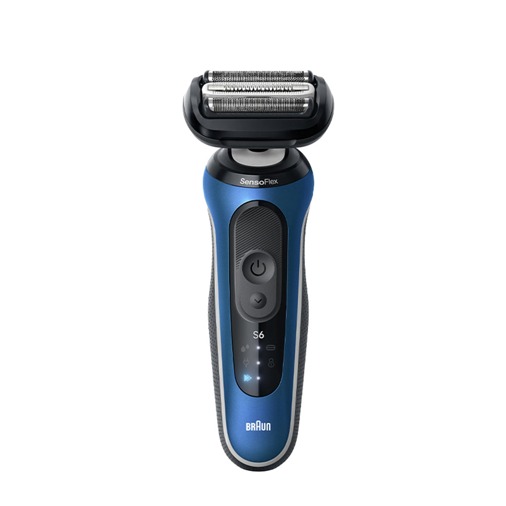 Braun 62-B7200cc 德國百靈 6系列 PRO  靈動親膚刮鬍刀 - 藍色款【B 級商品，無保固】 Braun