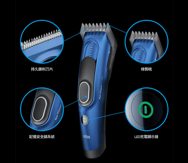 Braun HC5030 Hair Clipper 德國百靈 電動理髮造型器 剪髮器【A 級商品】 - restyle2050