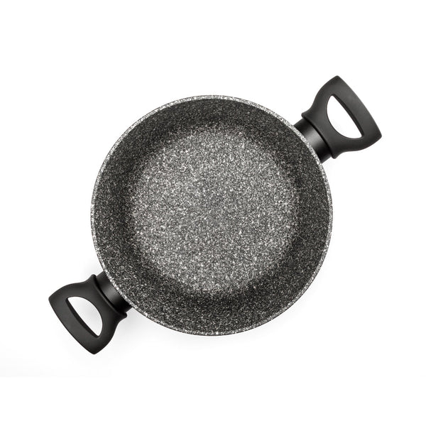 Domo 20cm 義大利製 米其林御用 神盾礦石 雙耳湯鍋（含鍋蓋）【A 級商品】 - restyle2050