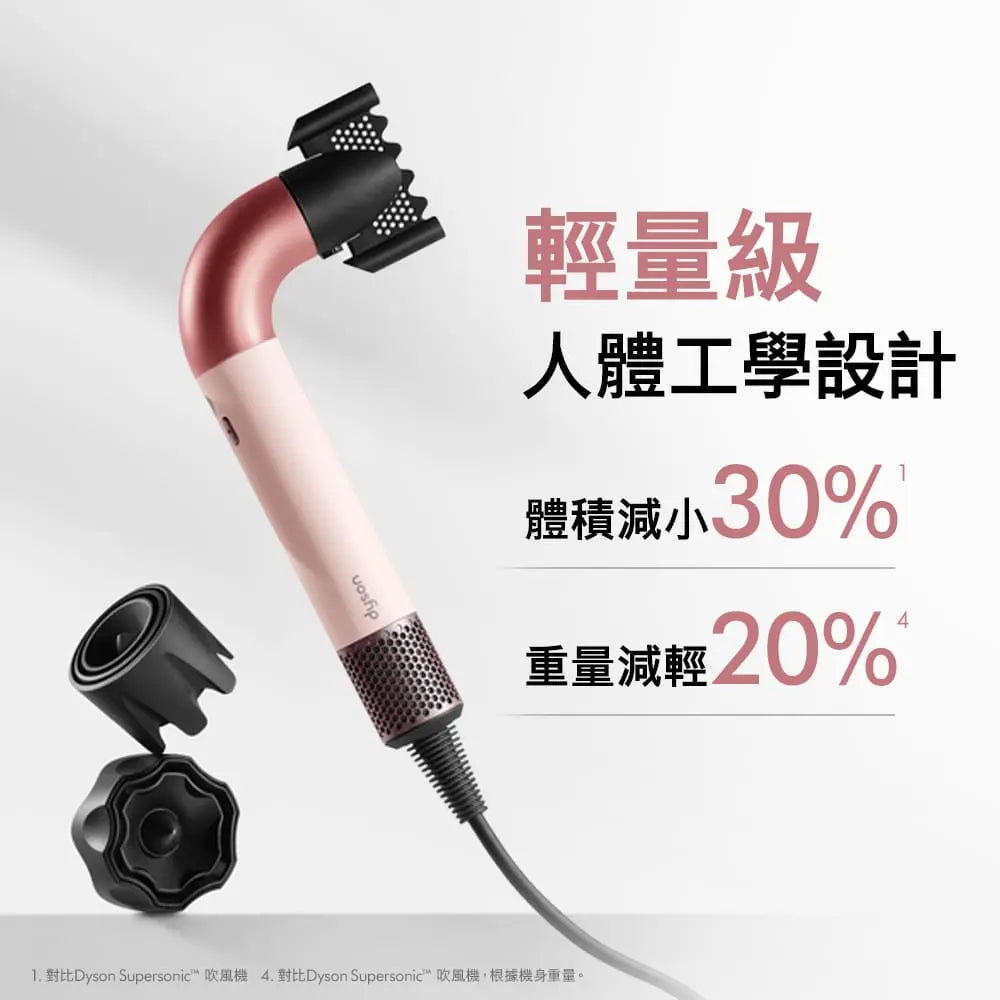 Dyson HD17 精準造型 輕量吹風機 山櫻粉【B 級商品，無保固】 Dyson
