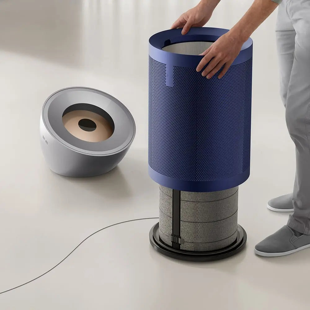 Dyson BP03 Purifier Big+Quiet 強效 極安靜 甲醛偵測 空氣清淨機 - 銀色與普魯士藍【B 級商品，無保固】 Dyson