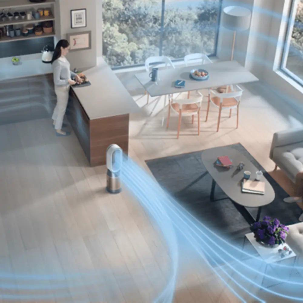 Dyson Purifier Hot+Cool Formaldehyde HP09 三合一 可偵測甲醛 空氣清淨機 / 暖風扇 / 涼風扇 - 白金色（支援手機遙控）【B 級商品】 Dyson