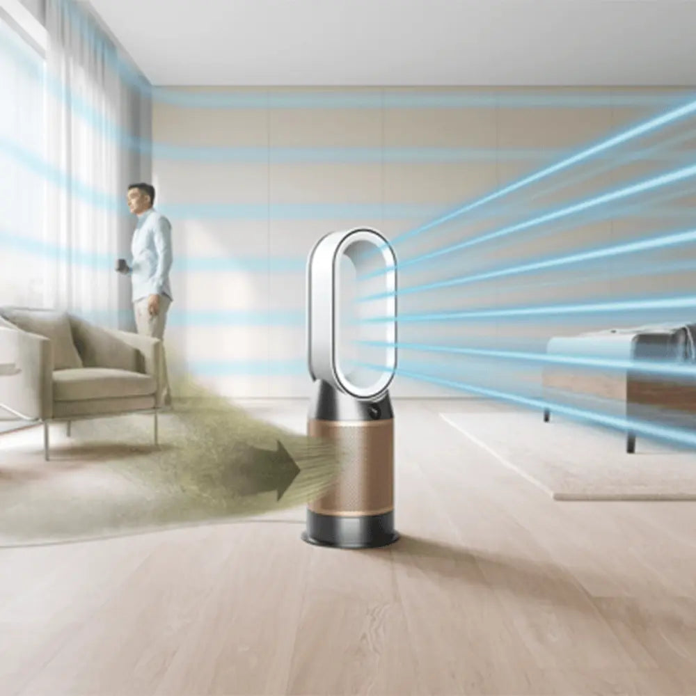 Dyson Purifier Hot+Cool Formaldehyde HP09 三合一 可偵測甲醛 空氣清淨機 / 暖風扇 / 涼風扇 - 白金色（支援手機遙控）【B 級商品】 Dyson