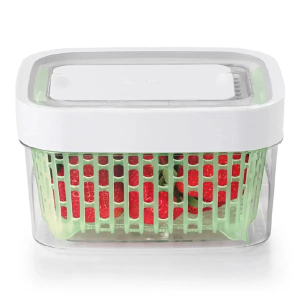 OXO 美國 蔬果活性碳長鮮盒 1.5 L - 綠色【B 級商品，無保固】★ OXO
