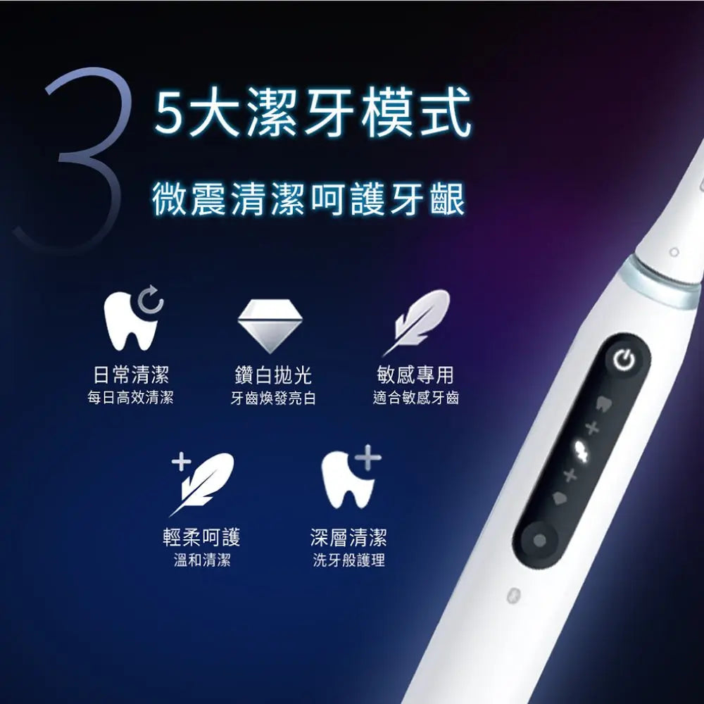 Oral-B-iO TECH 歐樂B 微震科技 微磁電動牙刷 - 霧黑【B 級商品，無保固】 Oral-B