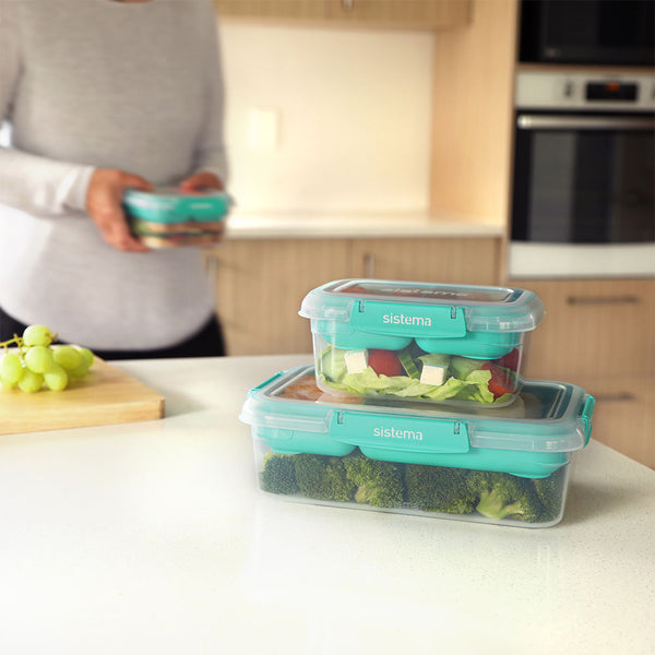 Sistema Togo 11.1cm / 400ml 紐西蘭 隨行系列 可微波 方形 保鮮盒【B 級商品，無保固】