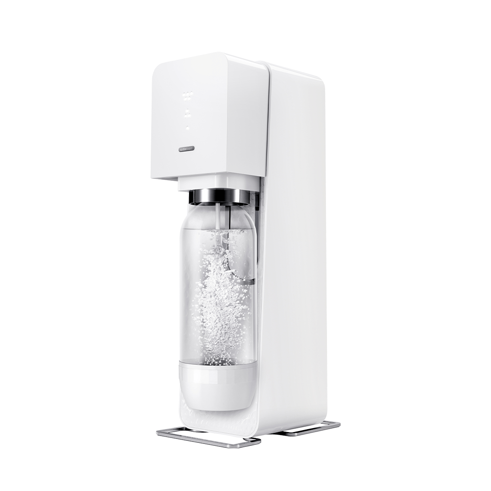 Sodastream Source 自動扣瓶 手動按壓式 氣泡水機 - 白色【B 級商品，無保固】★ - restyle2050