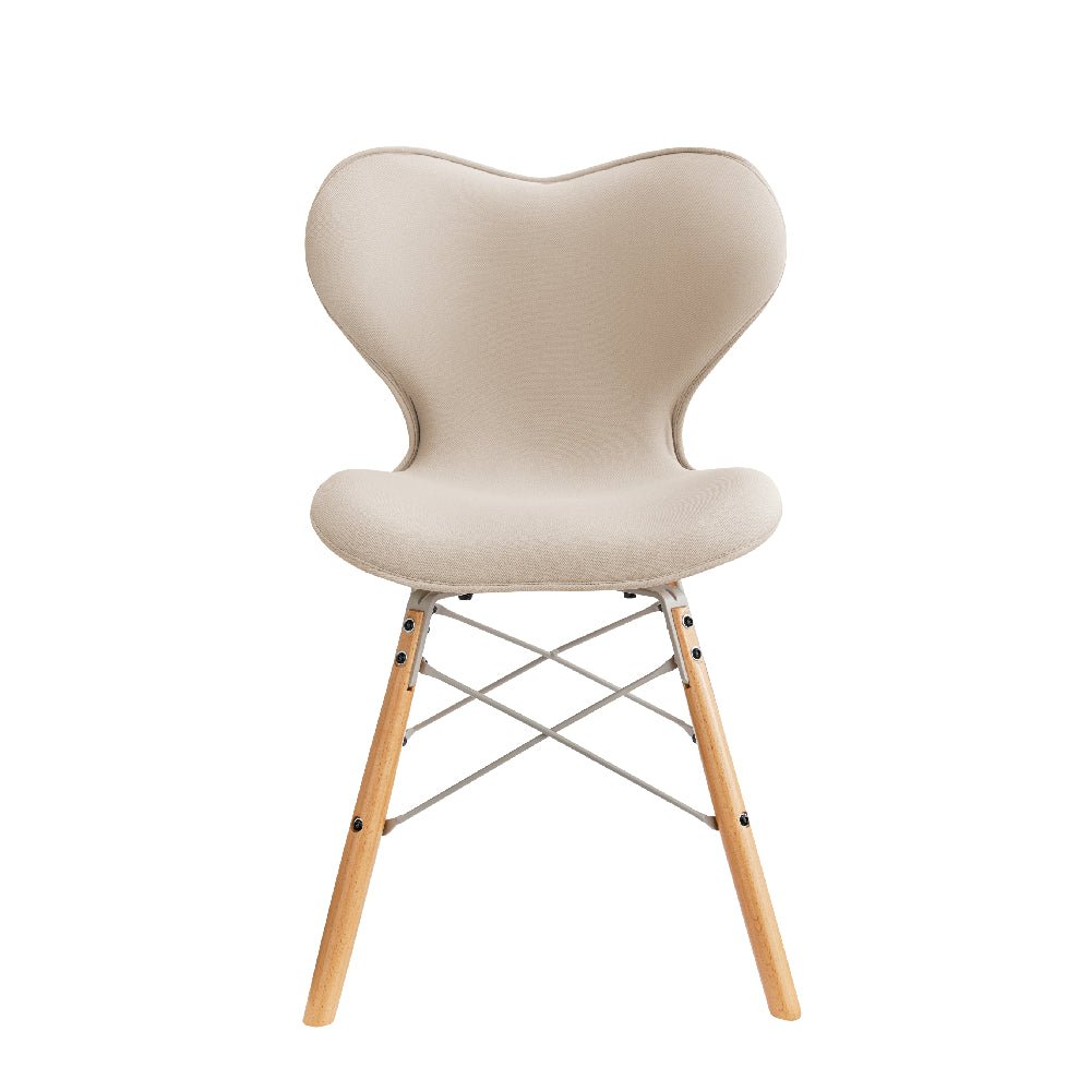 Style Chair SM 健康護脊 無扶手 單椅/餐椅 輕奢款 - 奶油白【B 級商品，無保固】★ - restyle2050