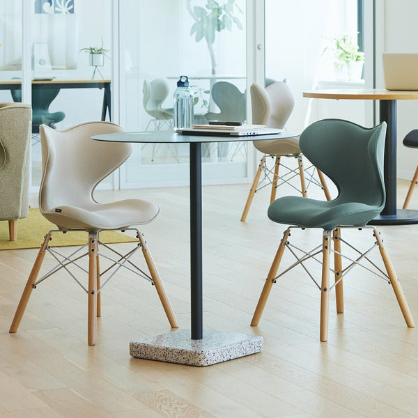 Style Chair SM 健康護脊 無扶手 單椅/餐椅 輕奢款 - 奶油白【B 級商品，無保固】★ - restyle2050