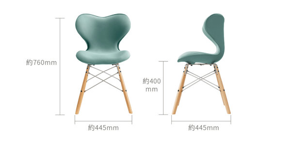 Style Chair SM 健康護脊 無扶手 單椅/餐椅 輕奢款 - 奶油白【B 級商品，無保固】★ - restyle2050