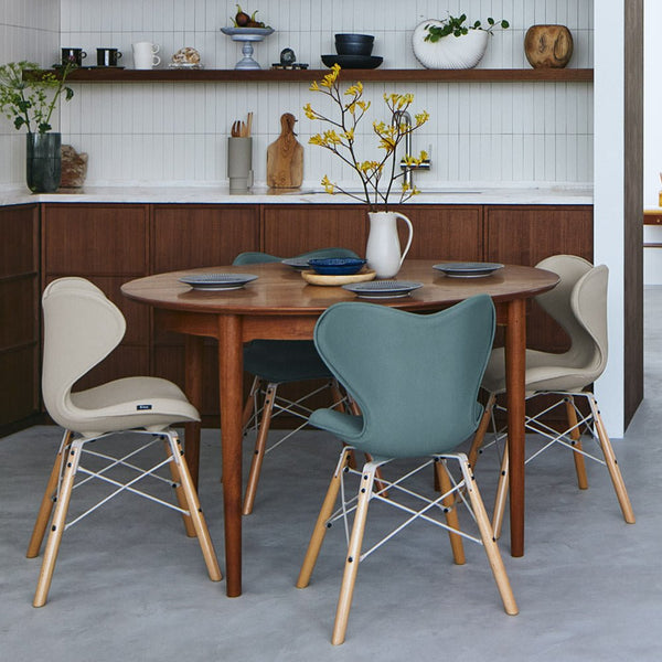 Style Chair SM 健康護脊 無扶手 單椅/餐椅 輕奢款 - 奶油白【B 級商品，無保固】★ - restyle2050