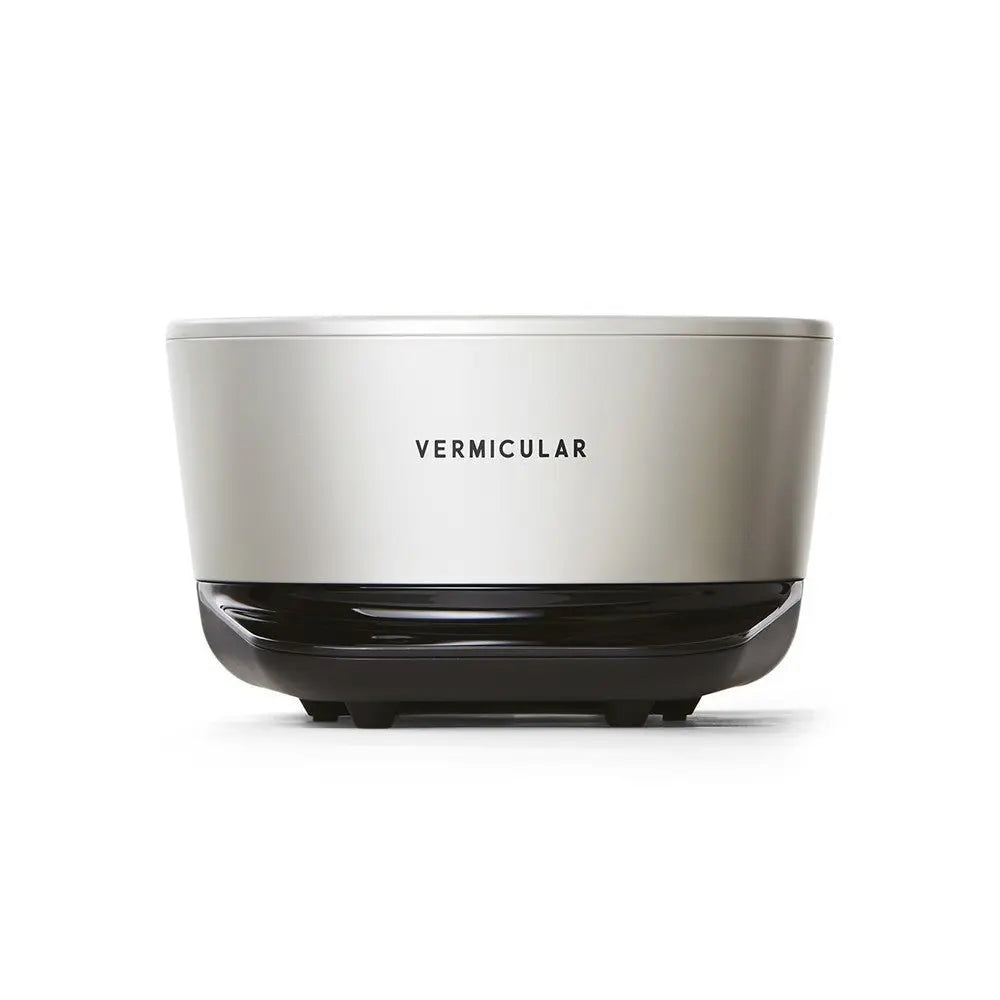 Vermicular 23cm / 3.7L 日本原裝 IH 琺瑯 電子鑄鐵鍋 / 小V鍋（7-10人份）- 海鹽白款【B 級商品，無保固】 Vermicular