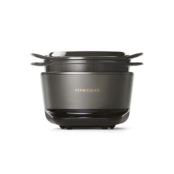 Vermicular Mini IH 琺瑯 鑄鐵 電子鍋 - 松露黑【B 級商品，無保固】★ - restyle2050