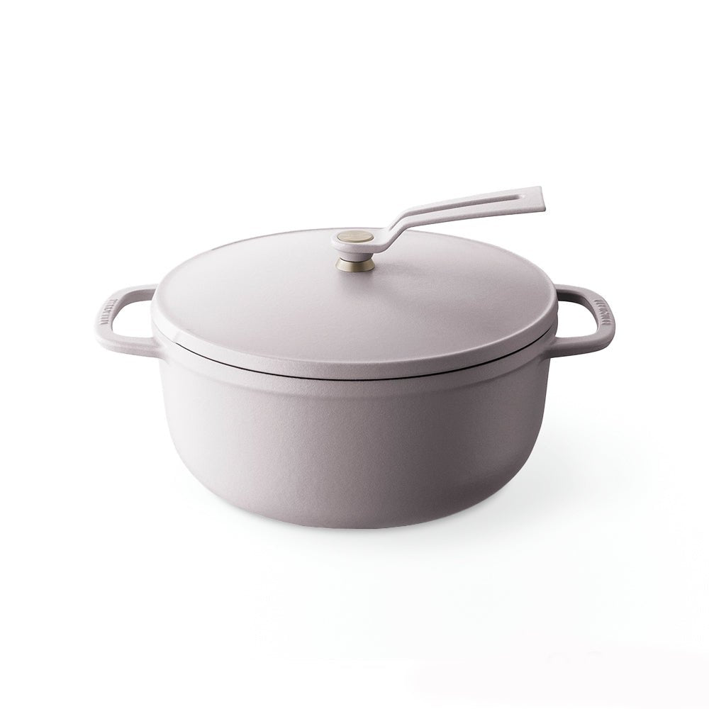 Vermicular OP2 22cm 2.5L 日本琺瑯鑄鐵鍋 / 小V鍋 - 雲彩粉款（適合 4 - 5 人份料理）【B 級商品，無保固】★ - restyle2050