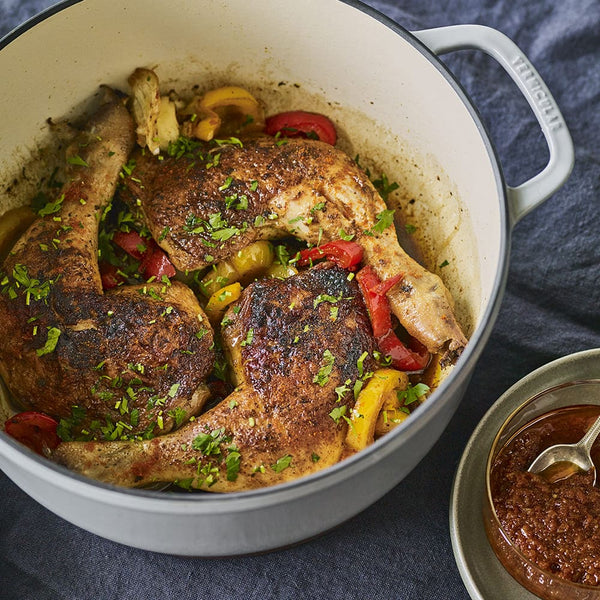 Vermicular OP2 22cm 2.5L 日本琺瑯鑄鐵鍋 / 小V鍋 - 雲彩粉款（適合 4 - 5 人份料理）【B 級商品，無保固】★ - restyle2050