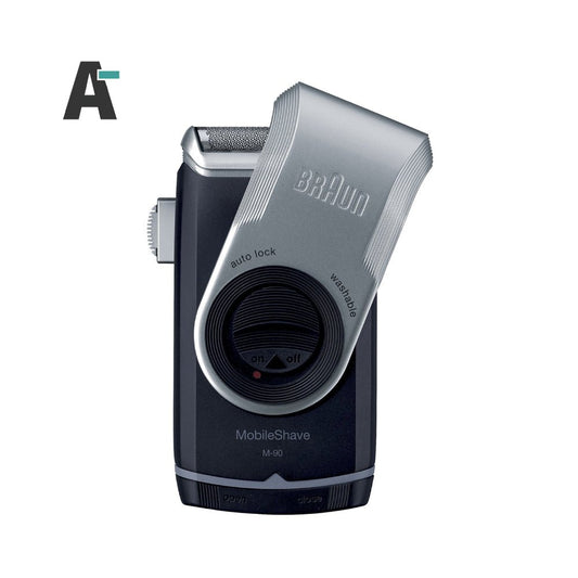 Braun M90 德國百靈 電池式 旅行攜帶式 電動刮鬍刀 - 銀黑色【A- 級商品】▲ - restyle2050