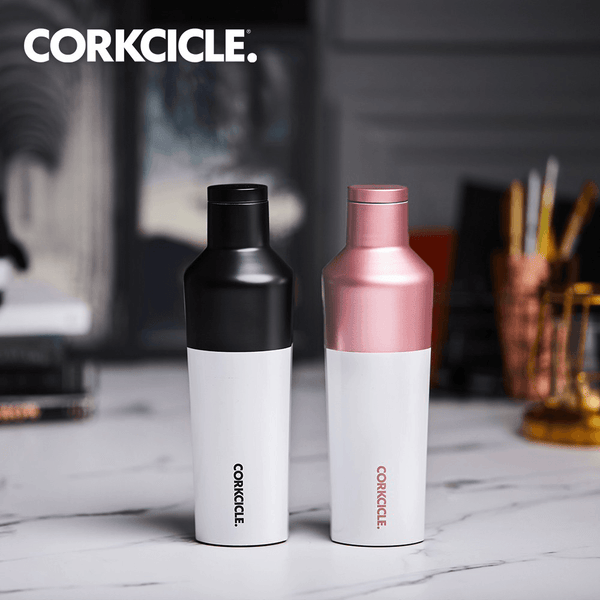 CORKCICLE 三層真空易口瓶 270ml-黑白配 - restyle2050