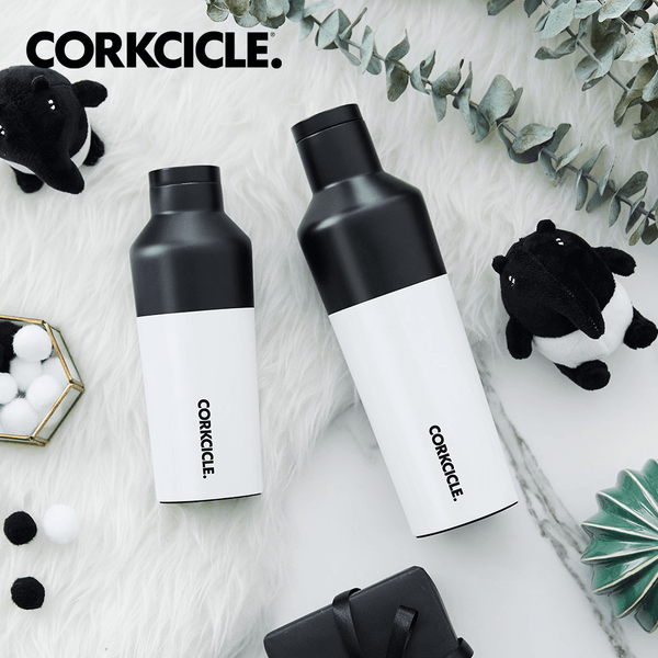 CORKCICLE 三層真空易口瓶 270ml-黑白配 - restyle2050