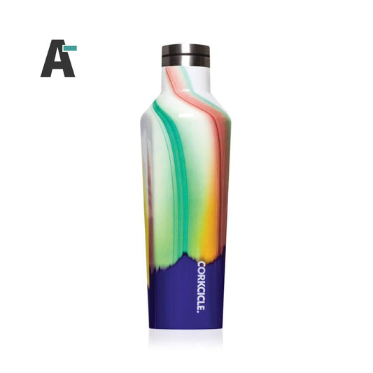 Corkcicle 475ml Bottle 美國時尚 三層保溫設計 層次繽紛系列 易口瓶 / 不鏽鋼保溫瓶 - 極光歐若拉【A-級商品】 - restyle2050