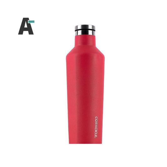 Corkcicle 475ml Bottle 美國時尚 三層保溫設計 經典系列 易口瓶 / 不鏽鋼保溫瓶 - 杏桃紅色【A-級商品】 - restyle2050