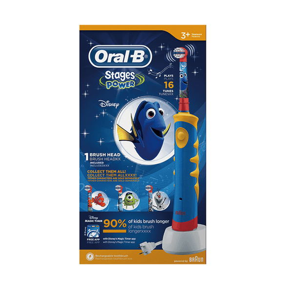 Oral-B D10 Dory 歐樂B 充電式 兒童電動牙刷 - 迪士尼 海底總動員 多莉特別款【A- 級商品】▲ - restyle2050