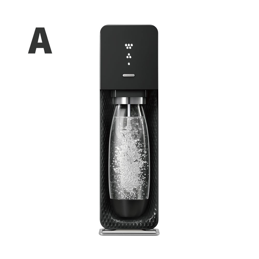 Sodastream Source 自動扣瓶 手動按壓式 氣泡水機 - 黑色【A 級商品】 - restyle2050