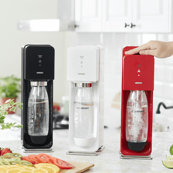 Sodastream Source 自動扣瓶 手動按壓式 氣泡水機 - 白色【A 級商品】 - restyle2050