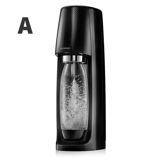 Sodastream Spirit 自動扣瓶 手動按壓打氣 氣泡水機 - 黑色【A 級商品】 - restyle2050