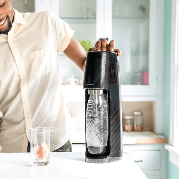 Sodastream Spirit 自動扣瓶 手動按壓打氣 氣泡水機 - 銀河灰【A 級商品】 - restyle2050