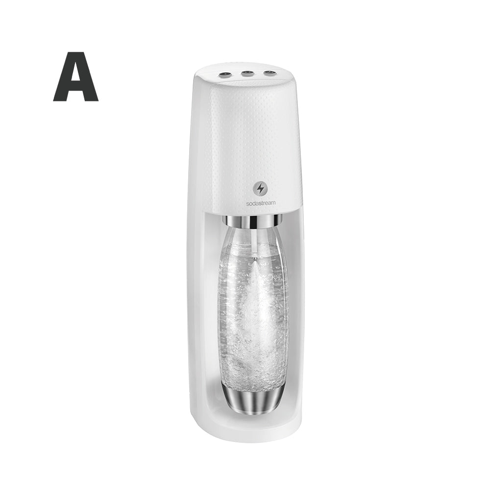 Sodastream Spirit One Touch 自動扣瓶 電動打氣 氣泡水機 - 白色【A 級商品】 - restyle2050