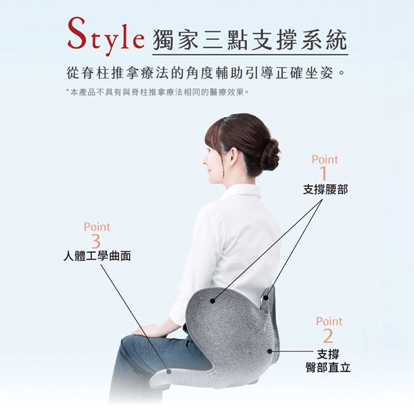 Style Standard Antibac 抗菌防潑水款 美姿調整椅 / 護脊椅【A 級商品】 - restyle2050